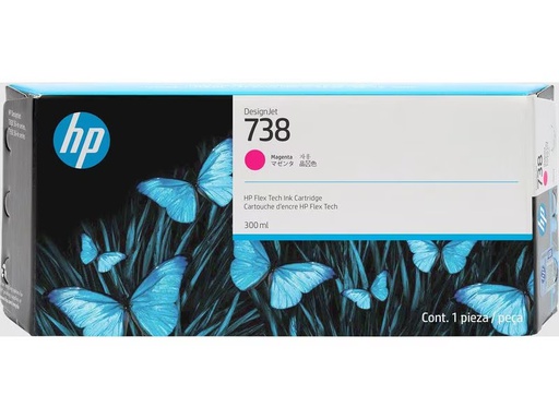 [90334786 1668393] HP Tinte Nr. 738 (676M7A) Magenta