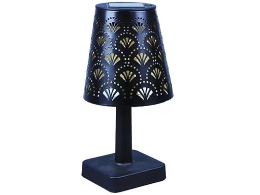 [90334812 1608216] Dameco Tischleuchte LED Solar, 24.5 cm, Schwarz