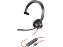 Poly Headset Blackwire 3310 USB-A/C, Schwarz