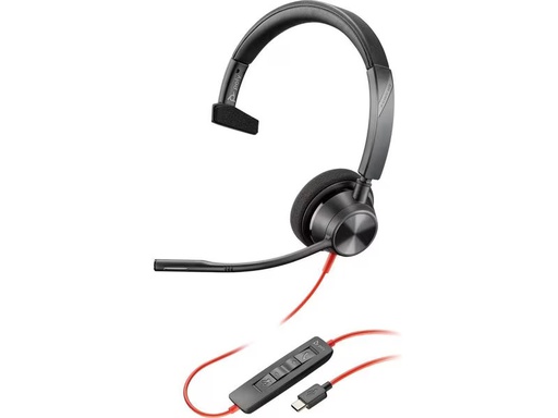 [90334826 1680495] Poly Headset Blackwire 3310 USB-A/C, Schwarz