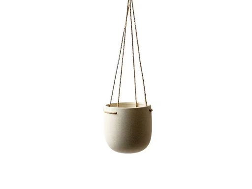 [90334829 1665093] Esmée Blumentopf zum Hängen 18 cm, Beige
