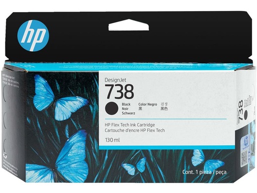 [90334847 1668387] HP Tinte Nr. 738 (498N4A) Black