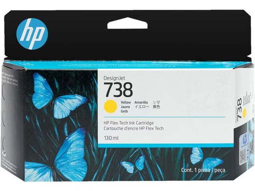 [90334857 1668388] HP Tinte Nr. 738 (498N7A) Yellow