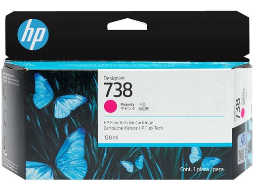 [90334889 1668389] HP Tinte Nr. 738 (498N6A) Magenta