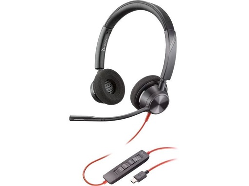 [90335027 1680496] Poly Headset Blackwire 3320 USB-A/C, Schwarz