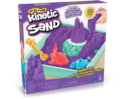 [90335057 1671146] Spinmaster Sand Kinetic Box Lila