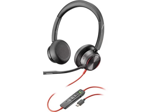 [90335090 1680502] Poly Headset Blackwire 8225 UC USB-A/C