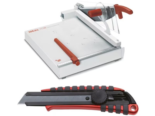 [90335133 1652833] IDEAL Hebelschneidegerät 1138, 385 mm, 50 Blatt
