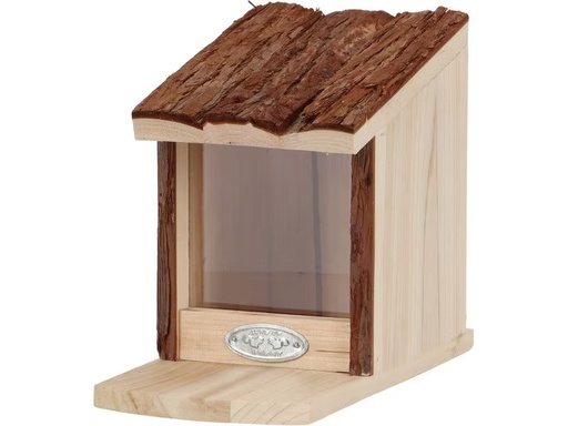 [90335210 1663996] Esschert Design Futterspender Eichhörnchenfutterhaus mit Rindendach