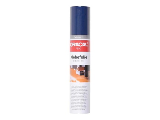 [90053681 915409] ORAFOL Vinylfolie Oracal 751C / 31.5 x 300 cm Dunkelblau