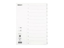 Biella Register A4 1 - 12 Karton weiss