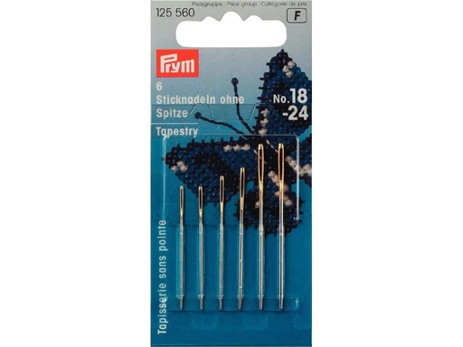 [90053705 1175004] Prym Sticknadel Nr. 18-24, ohne Spitze, 6 Stück