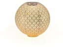 STT Windlicht Solar Antic Ball Grafic Ø 40 cm, Hellbeige