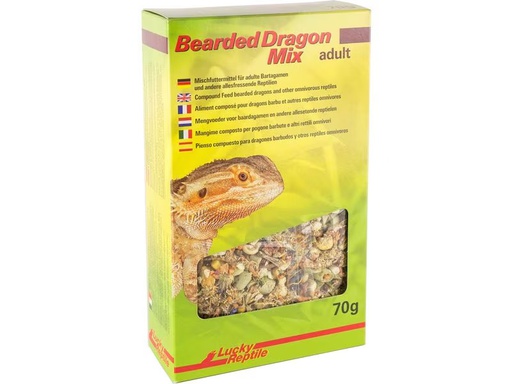 [90335792 1674853] Lucky Reptile Alleinfutter Bearded Dragon Mix Adult, 70 g