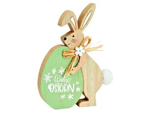 [90335800 1598980] G. Wurm Hase Beige; Hellgrün