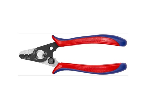 [90335802 1673830] Knipex Abisolierzange für Glasfaserkabel 130 mm, Ø 0.125 / 0.25 mm