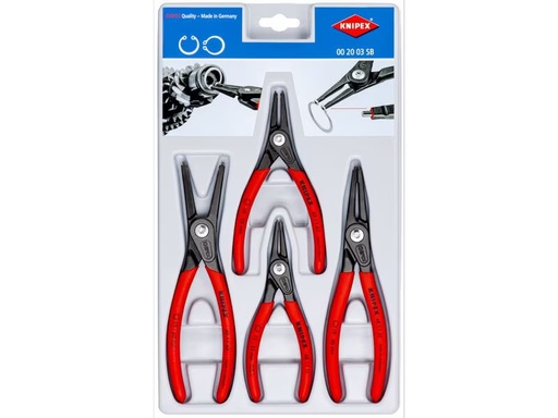 [90335804 1673810] Knipex Präzisions-Sicherungsringzangen-Set 4-Teilig