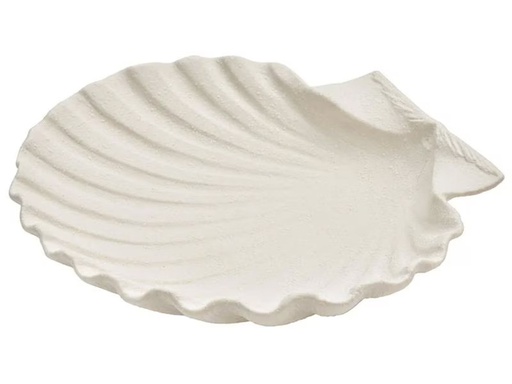 [90335836 1659675] G. Wurm Aufsteller Muschel 24 x 23 cm, Weiss