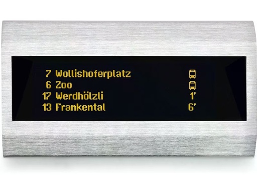 [90335911 1679841] Tramli Abfahrtsanzeige Display Tramli