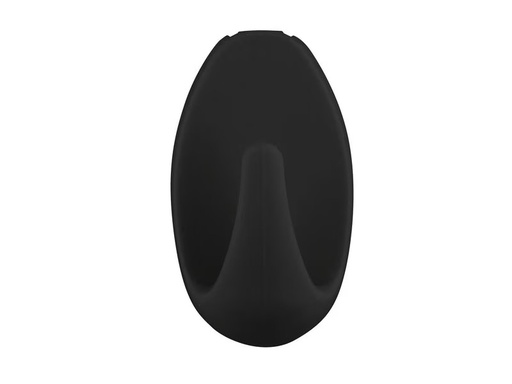 [90335951 1677253] tesa Klebehaken Powerstrips Small Oval, Schwarz