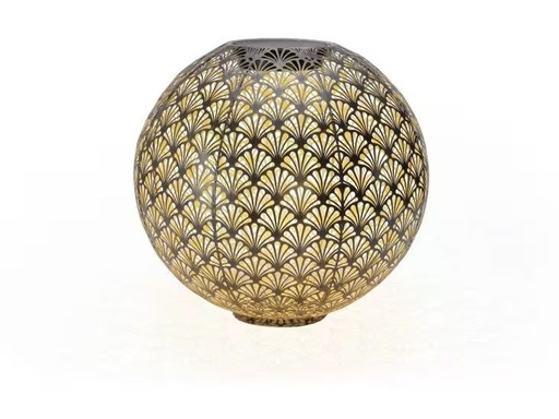 [90335996 1670231] STT Windlicht Solar Antic Ball Santana Ø 40 cm, Anthrazit