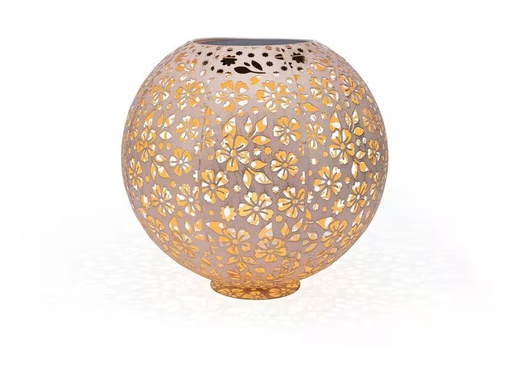 [90336006 1670227] STT Windlicht Solar Antic Ball Carrera Ø 30 cm, Hellrosa