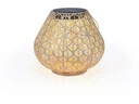 STT Laterne Solar Antic Grafic, 24 cm, Hellbeige