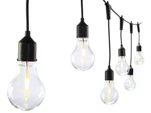 [90336064 1670262] STT Lichterkette Solar Triumph 10, 270 cm, Schwarz