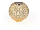 STT Windlicht Solar Antic Ball Grafic Ø 30 cm, Hellbeige