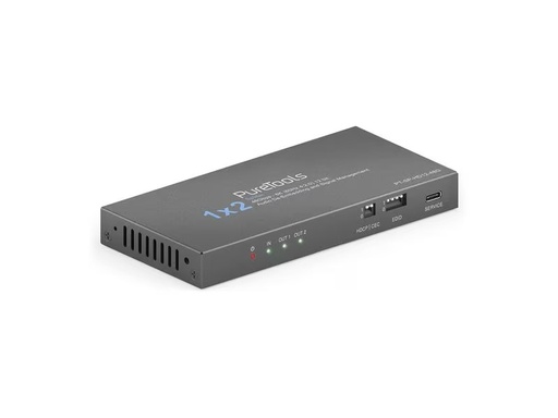 [90336080 1683191] PureTools Splitter PT-SP-HD12-48G 1 x 2 HDMI 2.1 - 48Gbps - 8K