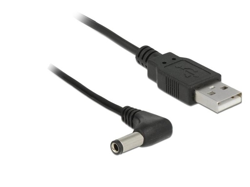 [90053749 818193] Delock USB-Stromkabel Hohlstecker 5.5/2.5mm USB A - Spezial 1.5 m