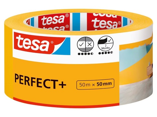 [90336155 1677207] tesa Malerband Perfect+ 50 m x 50 mm