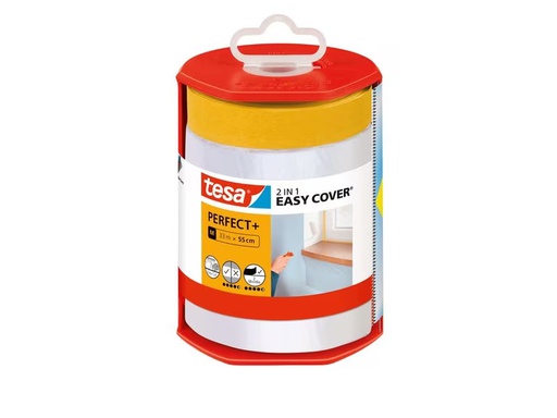 [90336162 1677212] tesa Abdeckfolie Easy Cover Perfect+ Refill M, 33 m x 550 mm