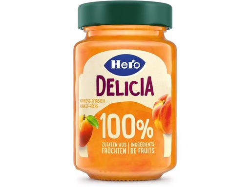 [90336198 1678584] Hero Brotaufstrich Delicia Aprikose-Pfirsich 280 g
