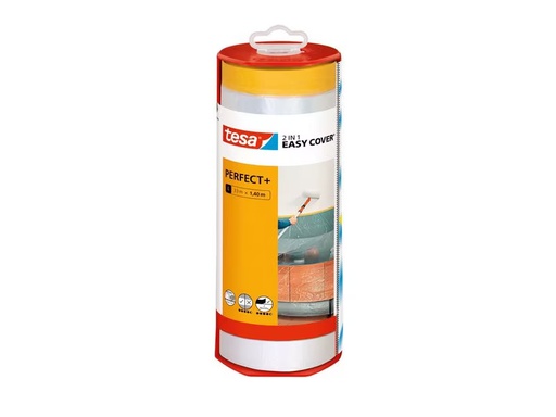 [90336206 1677211] tesa Abdeckfolie Easy Cover Perfect+ Refill L, 33 x 1.4 m