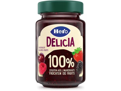 [90336212 1678588] Hero Brotaufstrich Delicia Vierfrucht 280 g