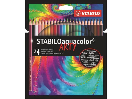 [90053762 1103436] STABILO Farbstifte Aquacolor Arty, 24 Stück