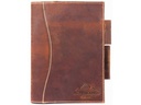 Alpenleder Notizbuch Schiller A5, liniert, Wild Camel