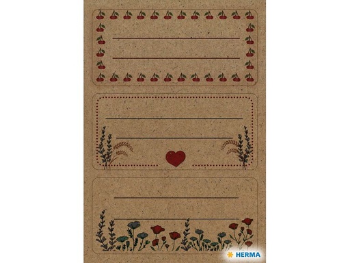 [90336363 1677956] HERMA Vielzweck-Etiketten Silphie 67 x 35 mm, 3 Blatt