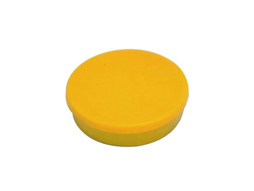 [90053778 266996] Bi-Office Haftmagnet Super Strong 20 mm Gelb, 10 Stück