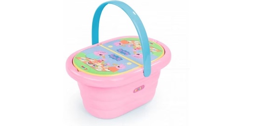 [90336426 1677347] Smoby Spiel-Geschirr Peppa Picnic Basket