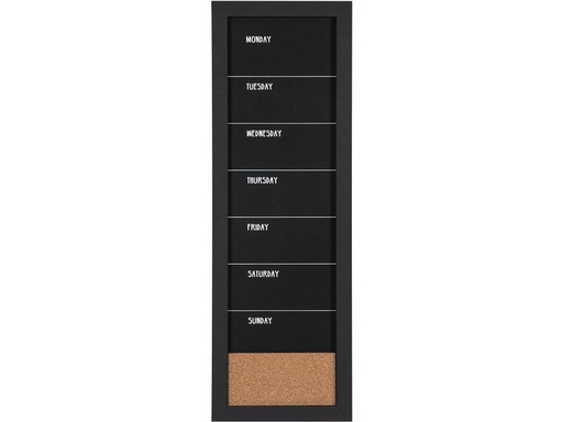 [90336485 1680748] Bi-Office Minikreidetafel Wochenplaner 90 x 30 cm