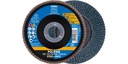 Pferd Polifan-Fächerscheiben Zirkonkorund PFC 125 x 22.23 mm Z60