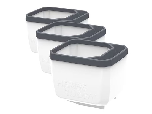 [90336609 1666850] Gusta Garden HERBS BUDDY Kräutertopf 3er Set Weiss