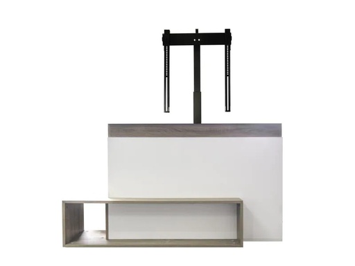 [90053798 862489] DSS TV-Lift Ascona TV Möbel mit Liftsystem max. 50 kg – Weiss