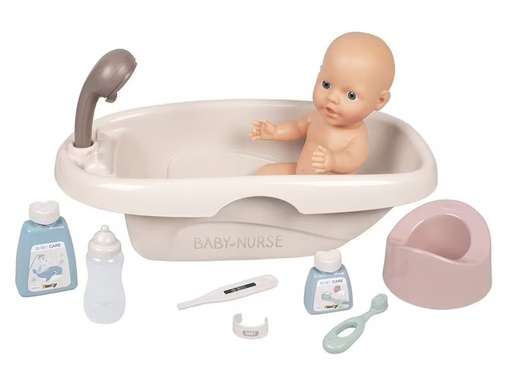 [90336632 1677324] Smoby Baby Nurse Set Badewanne und Zubehör