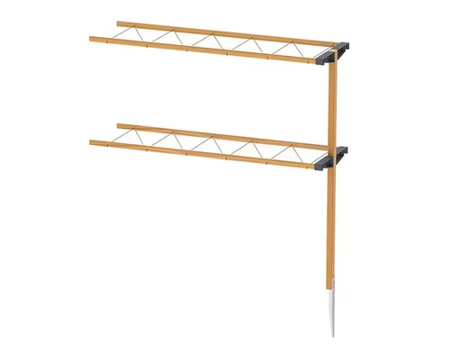 [90336643 1666854] Gusta Garden BERRY BUDDY modulare Beerenrankhilfe Erweiterung Braun