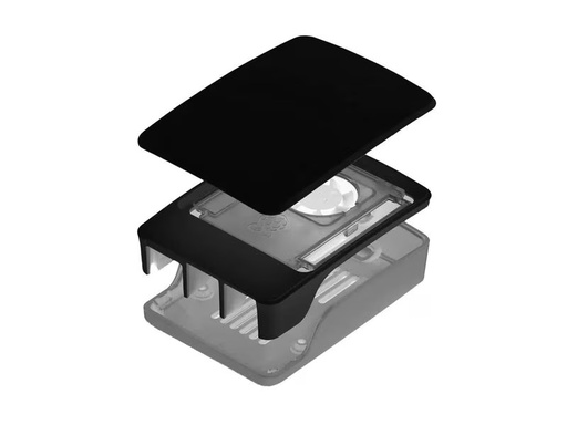 [90336702 1683968] Raspberry Pi Gehäuse SC1160 mit Lüfter Schwarz, Raspberry Pi 5