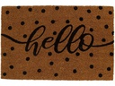 CHALET Fussmatte Hello 58 cm x 38 cm