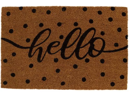 [90336766 1629849] CHALET Fussmatte Hello 58 cm x 38 cm